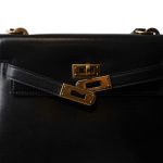 Mini Kelly Sellier Black Box Calfskin Gold Plated (Q) Stamp - Image 19
