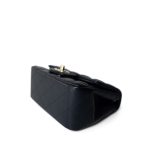 Navy Lambskin Quilted Mini Square Flap Bag LGHW - Image 7