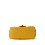 18S Yellow Caviar Quilted Mini Square Flap LGHW - Image 4