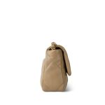 21S Beige Lambskin Quilted 19 Flap Small Mixed Hardware - Image 5