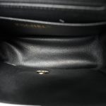 21P Black Lambskin Quilted Mini Square Flap LGHW - Image 13