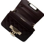 Golden Class Burgundy Quilted Patent Wallet On Chain LGHW - Image 13