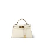 Mini Kelly Sellier Nata Epsom Gold Plated Y Stamp