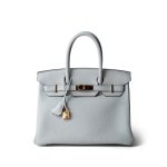 Birkin 30 Bleu Pale Togo Gold Hardware C Stamp