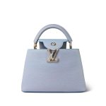 Louis Vuitton Taurillon Summer Stardust Capucines BB Lilac Purple - Image 13