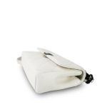 White Caviar Quilted My Everything Flap Black Hardware - Image 11