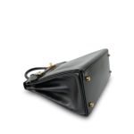Kelly 28 Black Box Calfskin Gold Plated U Circle Stamp - Image 21