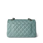 20C Tiffany Blue Small Classic Flap Light Gold Hardware - Image 10