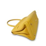 Shoulder Kelly 40 Jaune Ambre Taurillon Clemence Gold Plated N Square Stamp - Image 13