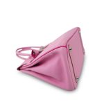 Birkin 30 Bi Color Bubblegum Chèvre Pink Palladium Plated P Square Stamp - Image 5