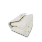 21A White Caviar Quilted Small Coco Handle LGHW - Image 12