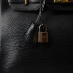 Birkin 30 Black Ardennes Gold Plated [D] Stamp - Image 2