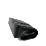 Black Caviar Quilted Classic Flap Medium Silver Hardware - Image 10