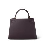 Kelly 28 Raisin Navy Epsom Gold Plated A Stamp HSS - Image 9