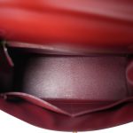 Kelly Sellier 28 Rouge H Box Calfskin Gold Plated W Circle Stamp - Image 14
