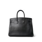 Birkin 35 Noir Gulliver Gold Plated [B] Stamp - Image 9