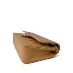Beige Caviar Quilted Classic Flap Medium Light Gold Hardware - Image 6