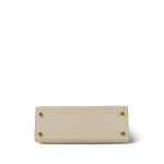 Kelly Sellier 25 Bi-Color Horseshoe (HSS) Craie/Noir Epsom Gold Plated D Stamp - Image 14