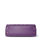 Purple Caviar Quilted Small Coco Handle LGHW - Image 7