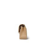 Beige Clair Caviar Quilted Classic Flap Small Silver Hardware - Image 2