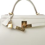 Kelly Sellier 28 Craie Veau Epsom Gold Plated D Stamp - Image 20