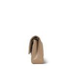 22A Dark Beige Quilted Caviar Classic Flap Medium LGHW - Image 16