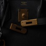 Birkin Sellier 30 Noir Veau Madame Gold Plated Y Stamp - Image 6