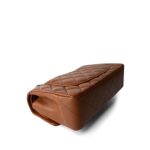 23A Brown/Cognac Caviar Quilted Classic Flap Small Light Gold Hardware - Image 7