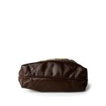 23A Brown Calfskin Quilted Mini 22 Bag Antique Gold Hardware - Image 12