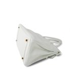 Birkin 30 White Clemence Gold Plated N Square Stamp - Image 8