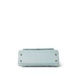 Light Blue Caviar Quilted Small Coco Handle Light Gold Hardware - Image 4