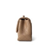 Pearly Beige Caviar Quilted Mini Square Flap SHW - Image 2