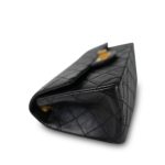 22A Black Crumpled Calfskin Quilted Reissue 2.55 224 Aged Gold Hardware - Image 7