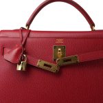 Kelly 32 Rouge Vif Ardennes Gold Plated X Circle Stamp - Image 7
