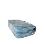 18S Blue Waterfall Sequin Jumbo Single Flap Bag Silver Hardware - Image 11