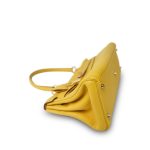 Shoulder Kelly 40 Jaune Ambre Taurillon Clemence Gold Plated N Square Stamp - Image 15