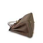 Birkin 25 Etoupe Togo Gold Plated D Stamp - Image 17