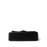 Black Lambskin Quilted Classic Flap Small Gold Hardware - Image 7