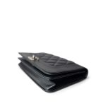 Charcoal 20A Mademoiselle Caviar Quilted Wallet on Chain (WOC) - Image 8