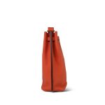 So Kelly 22 Orange Togo Palladium Plated T Stamp - Image 7