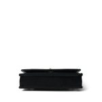 20A Black Velvet Quilted Crystal Pearl Crush Wallet On Chain WOC LGHW - Image 6