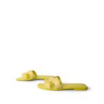Hermès Calfskin Oran Sandals Jaune Curcuma Size 40 - Image 6