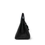 Birkin 25 Noir Veau Togo Palladium Plated A Stamp - Image 12