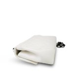 White Caviar Quilted My Everything Flap Black Hardware - Image 16
