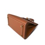Birkin 25 Sellier Gold Veau Epsom Gold Plated Z Stamp - Image 11