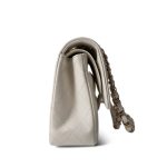 Ivory Caviar Quilted Classic Flap Medium Light Gold Hardware - Image 3