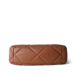 Caramel Lambskin Quilted Large 19 Flap MHW - Image 6