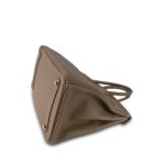 Birkin 35 Etoupe Veau Togo Gold Plated A Stamp - Image 14