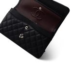 Black Caviar Quilted Classic Flap Small SHW - Image 8