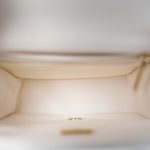 White Lambskin Quilted Monacoco Mini Square Flap LGHW - Image 11
